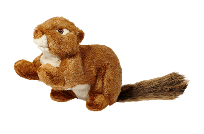 Fluff & Tuff Dog Red Squirrel Plush Toy (Squeakerless)