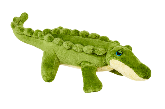 Fluff & Tuff Dog Savannah Baby Gator Plush Toy