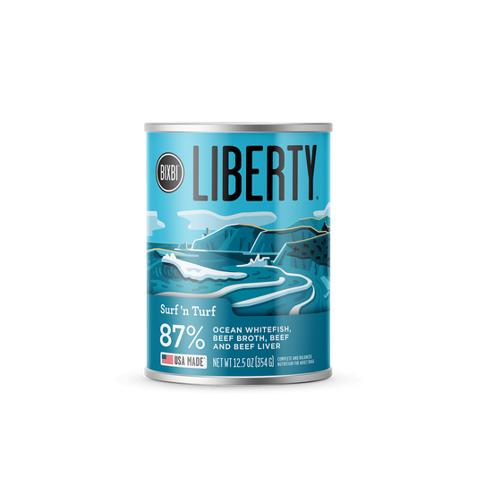 Bixbi Dog Liberty Grain Free Surf and Turf Pate Wet Dog Food