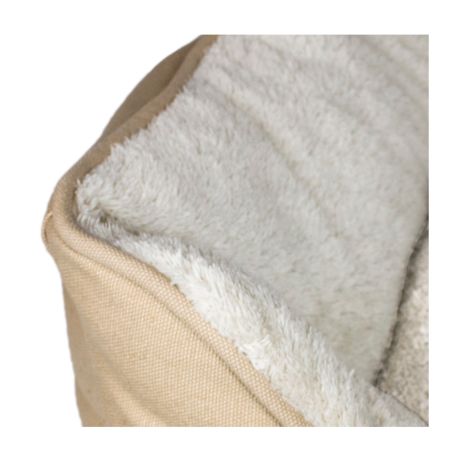 Tall Tails Bolster Dog Bed, Khaki