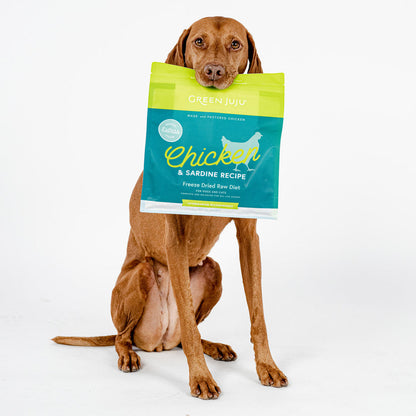Green Juju Extras Chicken & Sardine Complete & Balanced Freeze-Dried Meal