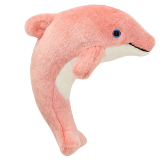 Fluff & Tuff Gisele Mini Dolphin Plush Dog Toy