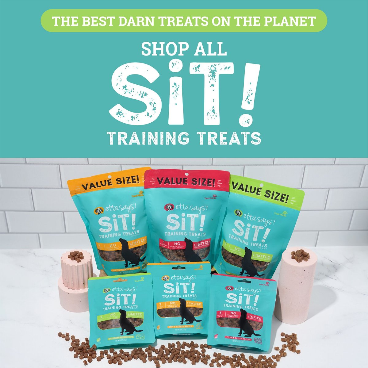 Etta Says! Sit! Dog Training Treats