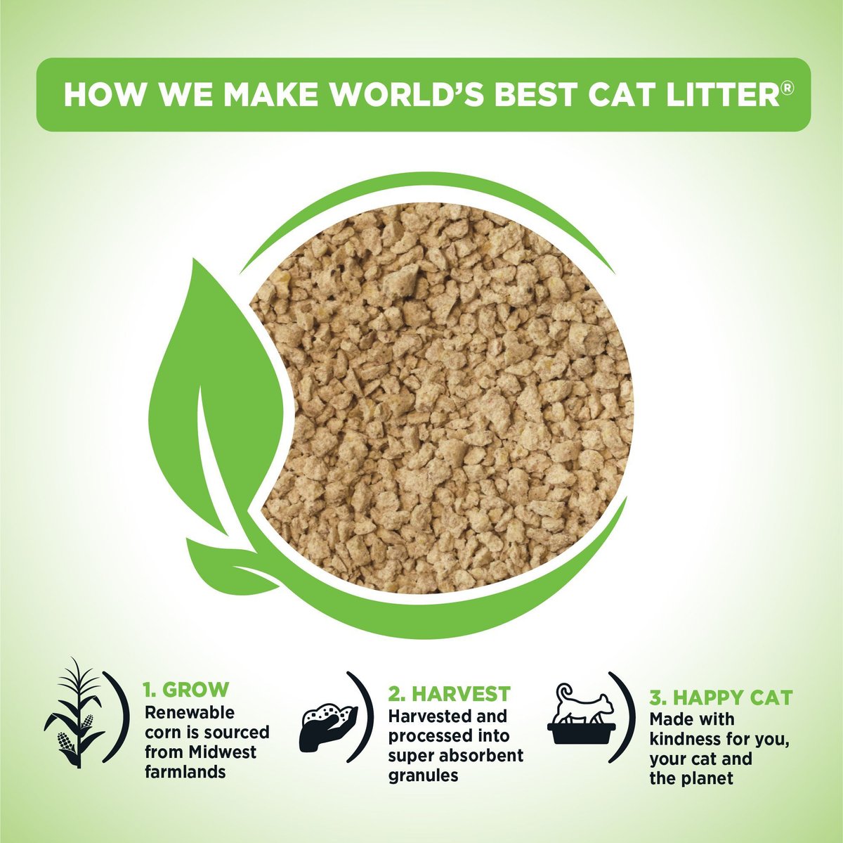 World's Best Comfort Care Unscented Clumping Corn Litter