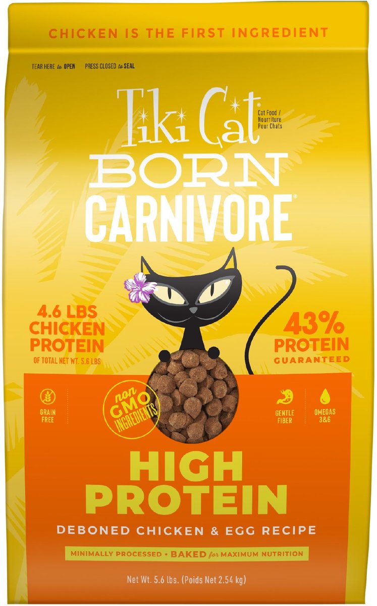 Tiki Cat Born Carnivore Grain Free Chicken and Egg Dry Food