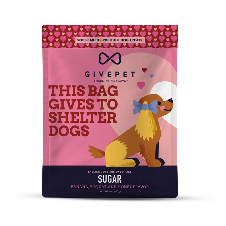 GivePet Valentine's Sugar Dog Treats