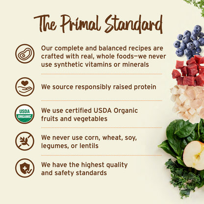 Primal Pork Formula Patties Frozen Dog Food