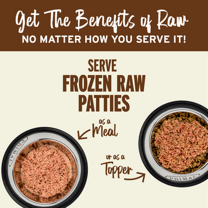 Primal Pork Formula Patties Frozen Dog Food