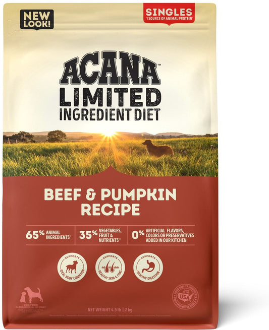 ACANA Singles Limited Ingredient Diet Beef & Pumpkin Recipe Grain-Free Dry Dog Food