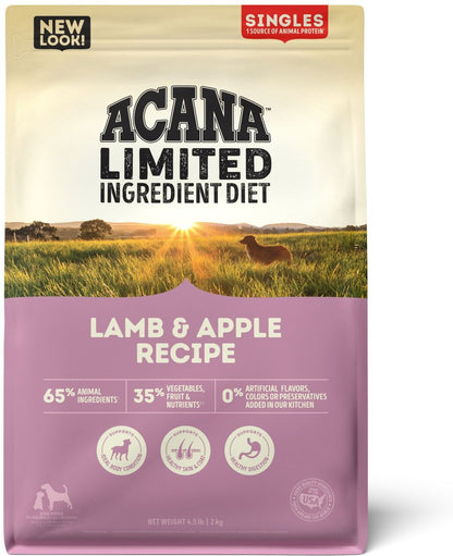 ACANA Singles Limited Ingredient Diet Lamb & Apple Recipe Grain-Free Dry Dog Food