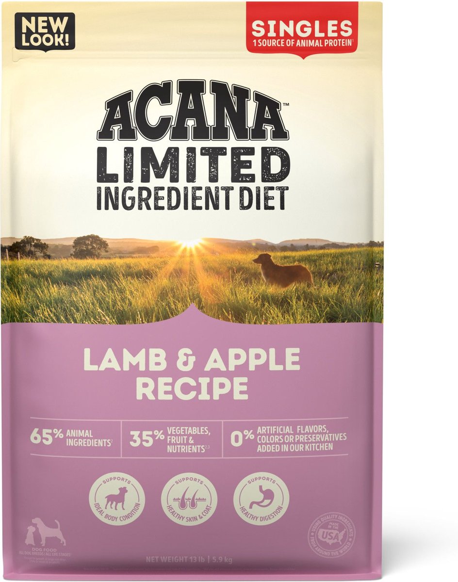 ACANA Singles Limited Ingredient Diet Lamb & Apple Recipe Grain-Free Dry Dog Food