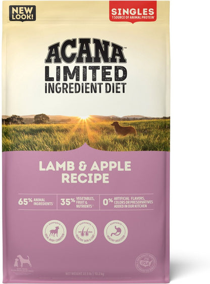 ACANA Singles Limited Ingredient Diet Lamb & Apple Recipe Grain-Free Dry Dog Food