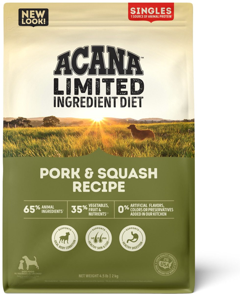 ACANA Singles Limited Ingredient Diet Pork & Squash Recipe Grain-Free Dry Dog Food