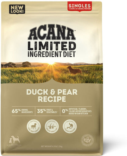 ACANA Singles Limited Ingredient Duck & Pear Grain-Free Dry Dog Food