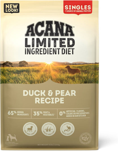 ACANA Singles Limited Ingredient Duck & Pear Grain-Free Dry Dog Food