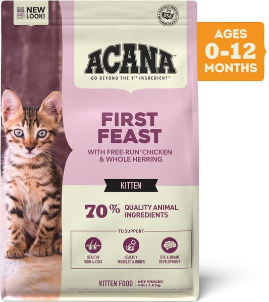 ACANA First Feast High-Protein Kitten Dry Cat Food