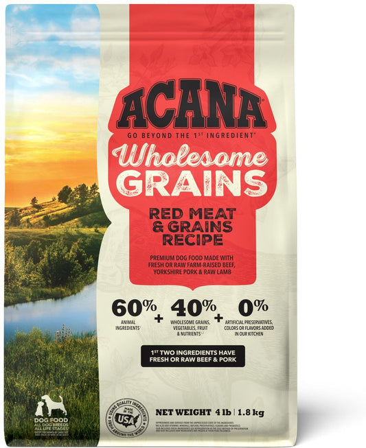 ACANA Wholesome Grains Red Meat Recipe Dry Dog Food