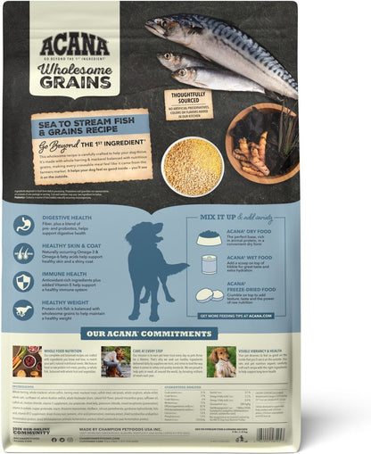 ACANA Wholesome Grains Sea to Stream Recipe Dry Dog Food