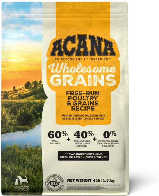 ACANA Wholesome Grains Free-Run Poultry Recipe Dry Dog Food