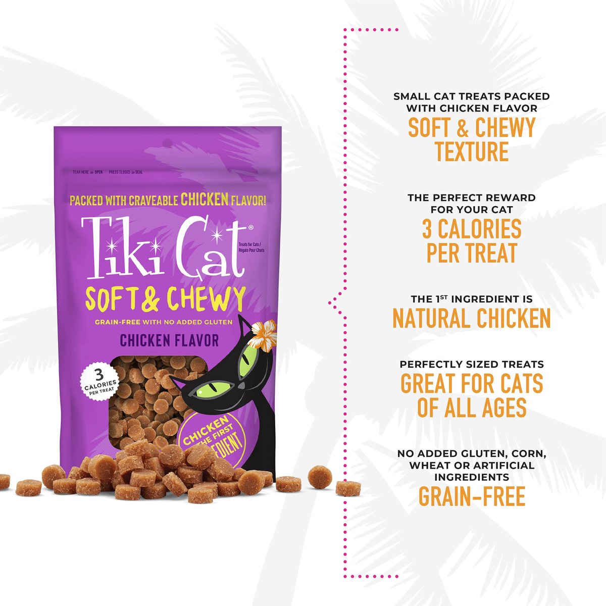 Tiki Cat Soft and Chewy Grain Free Treats