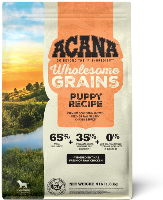 ACANA Wholesome Grains Puppy Recipe Dry Dog Food