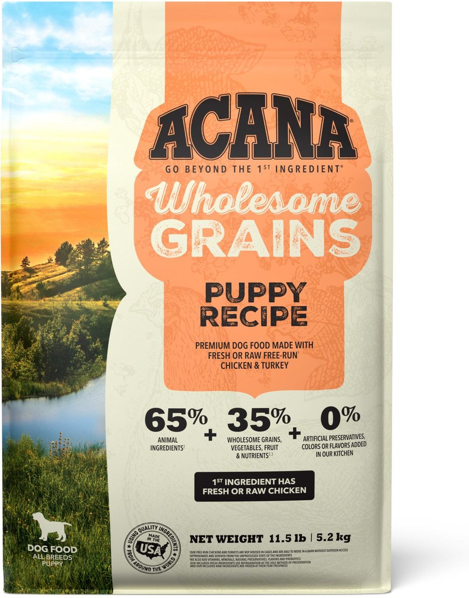 ACANA Wholesome Grains Puppy Recipe Dry Dog Food