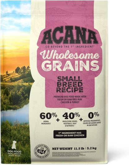 ACANA Wholesome Grains Small Breed Recipe Dry Dog Food