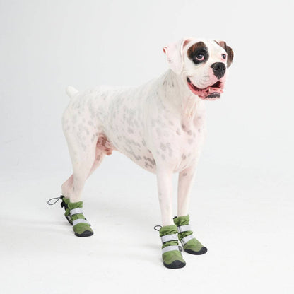 Spark Paws Flex Shell Water-Resistant Dog Boots - Green