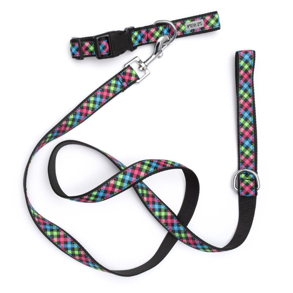 The Worthy Dog - Carnival Check Lead