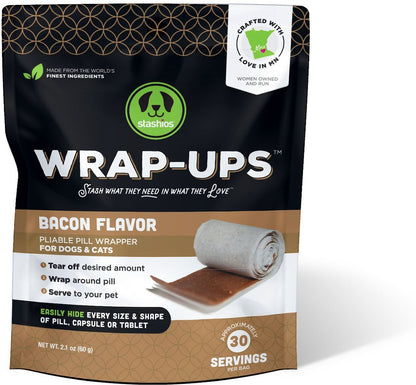 Stashios Pill Wrap Ups for Dogs and Cats, 30 count