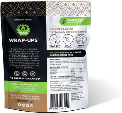 Stashios Pill Wrap Ups for Dogs and Cats, 30 count