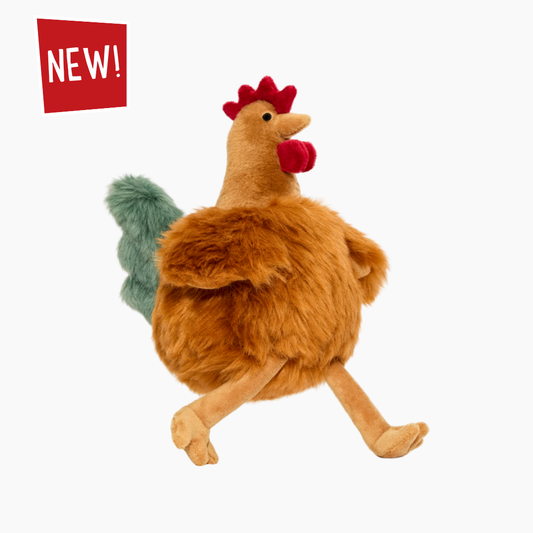 Fluff & Tuff "Chandler" - Chicken Plush Dog Toy