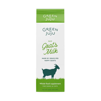 Green Juju Frozen Raw Goat's Milk for Dogs and Cats
