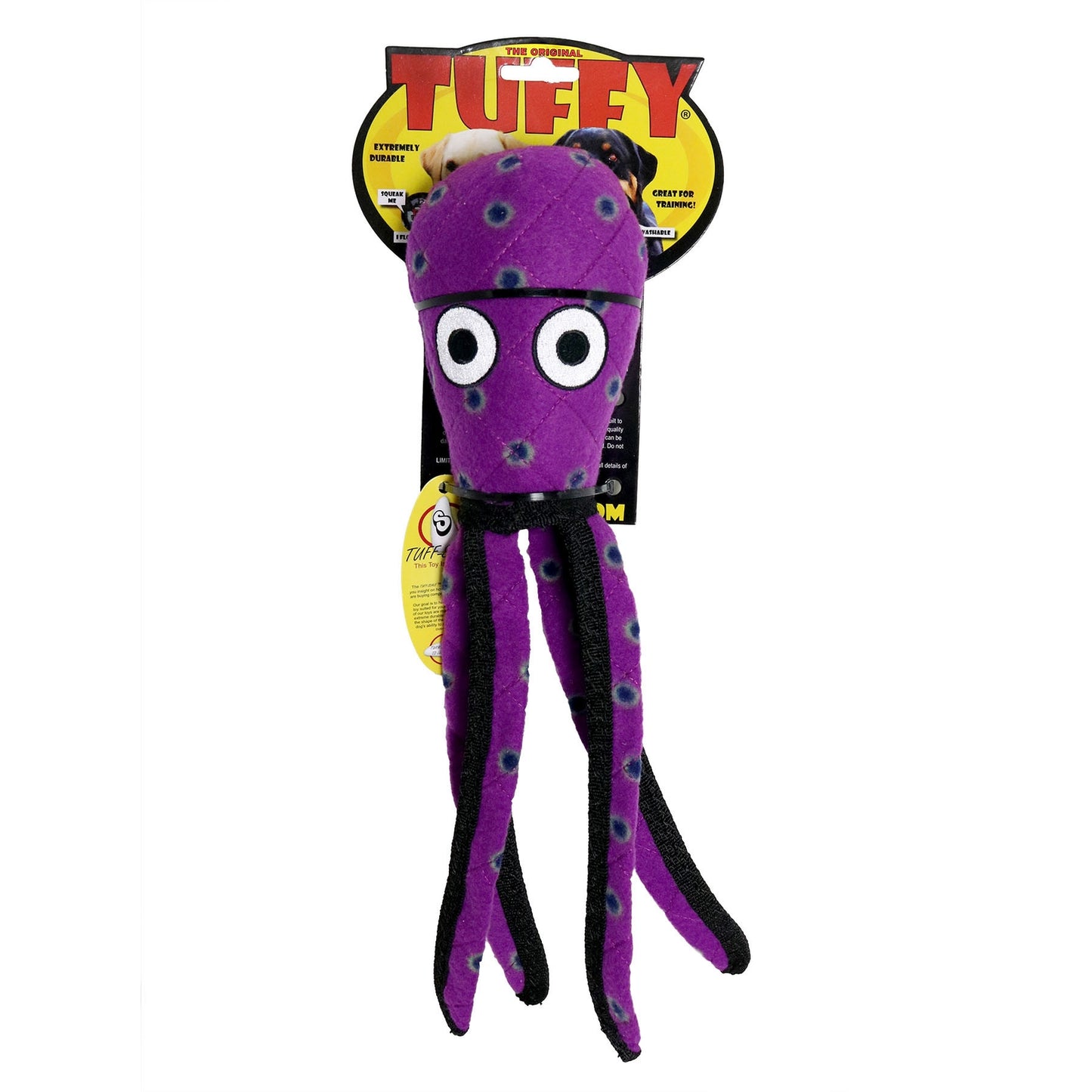 Tuffy Ocean Squid Dog Toy