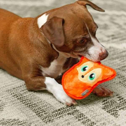 Outward Hound Durablez Fox Tough Plush Dog Toy, Orange, X-Small