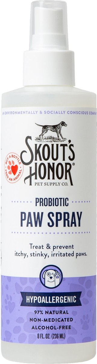 Skout's Honor Probiotic Paw Spray for Dogs and Cats, 8 fl. oz.