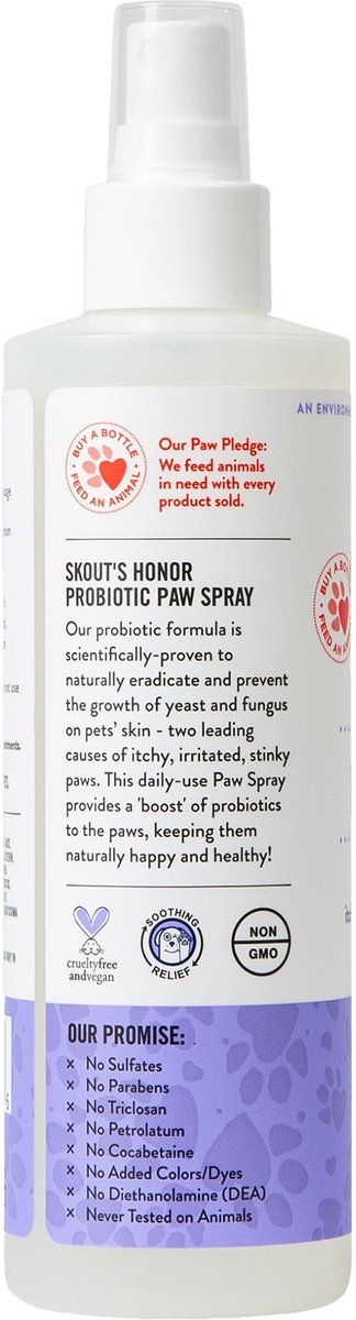 Skout's Honor Probiotic Paw Spray for Dogs and Cats, 8 fl. oz.