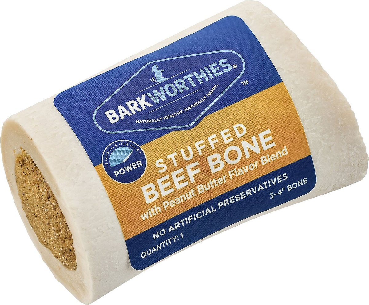 Barkworthies Dog Peanut Butter Shin Bone Treat