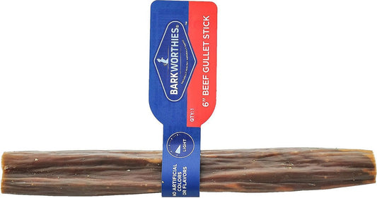 Barkworthies Dog Beef Gullet Stick Treat