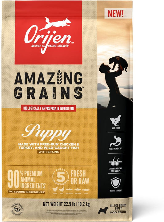 Orijen Dog Amazing Grains Puppy Dry Food