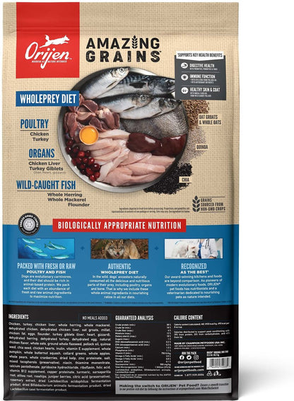Orijen Dog Amazing Grains Original Dry Food