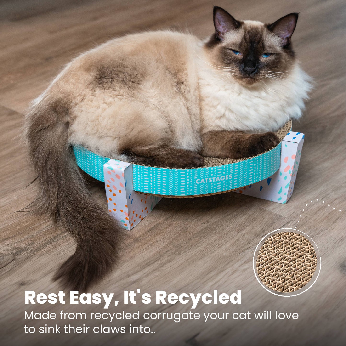 Catstages Cat Scratch Snuggle and Rest Scratcher