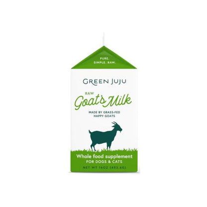 Green Juju Frozen Raw Goat's Milk for Dogs and Cats