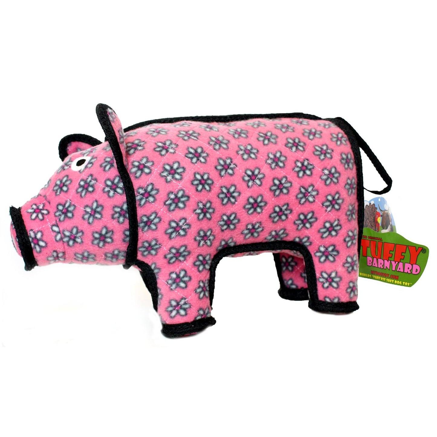 Tuffy Barnyard Pig Durable Dog Toy