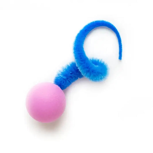 Dezi & Roo Cat Wiggly Pong Ball Toy