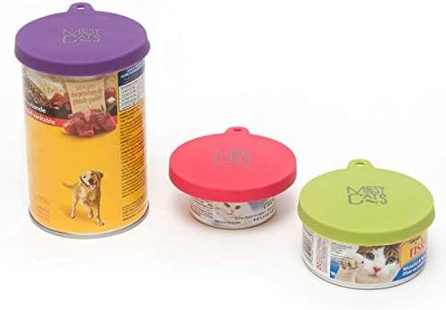 Messy Mutts Silicone Universal Cat Food and Dog Food Can Cover