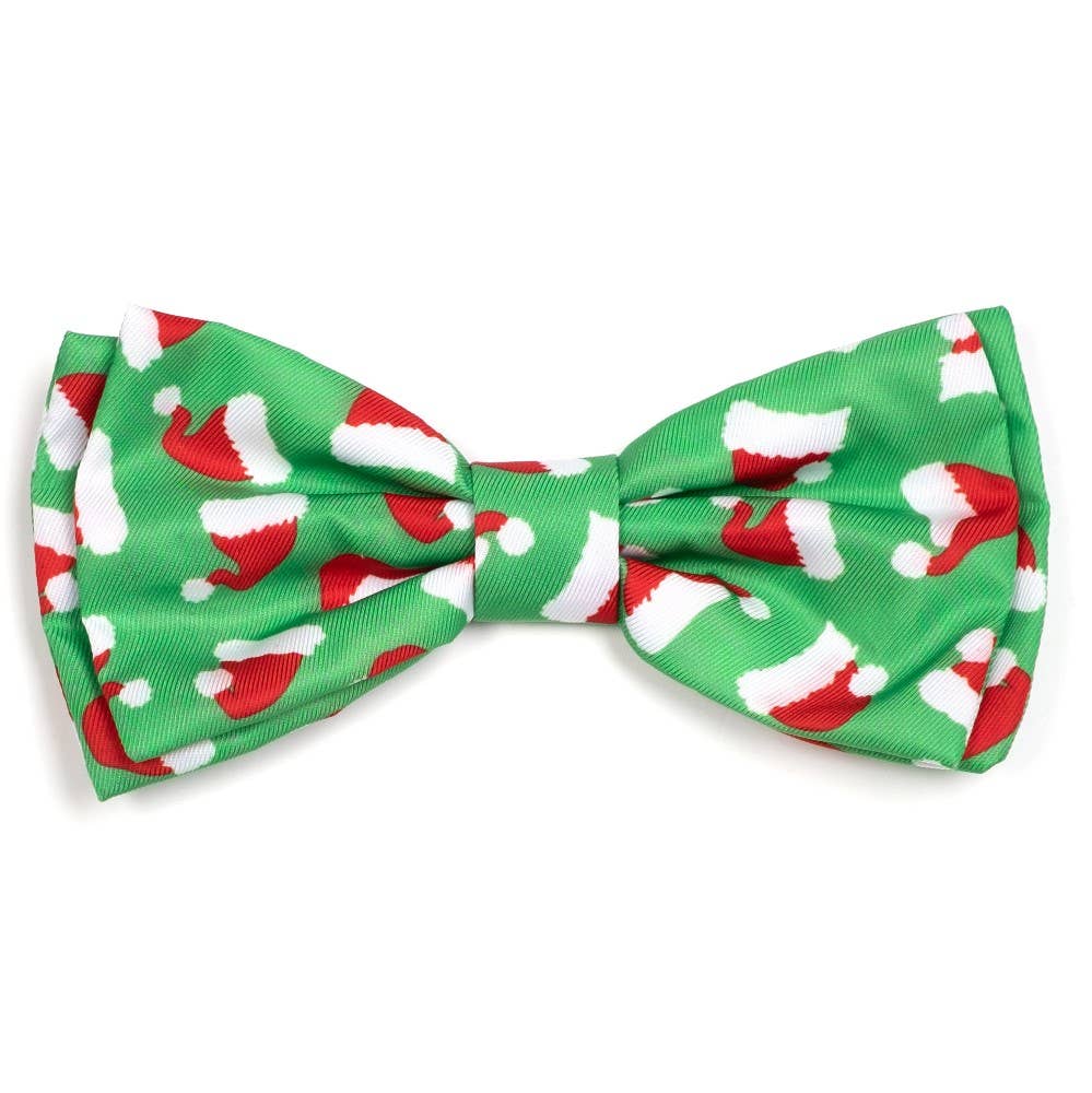 The Worthy Dog - Santa Hats Bow Tie