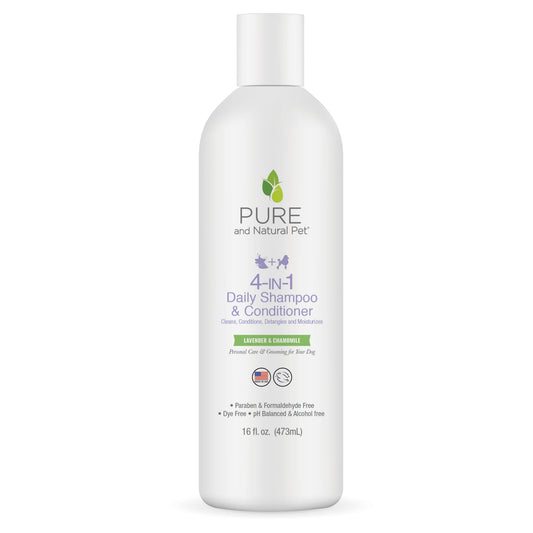 Pure and Natural Pet 4-in-1 Shampoo and Conditioner for Dogs