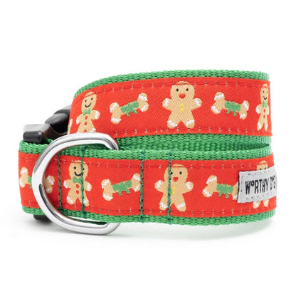 The Worthy Dog - Gingerbread Bones Collar