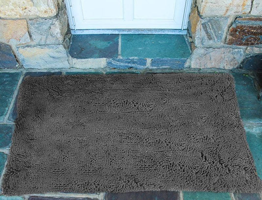 Soggy Doggy Ultra-Absorbent Doormat, Grey